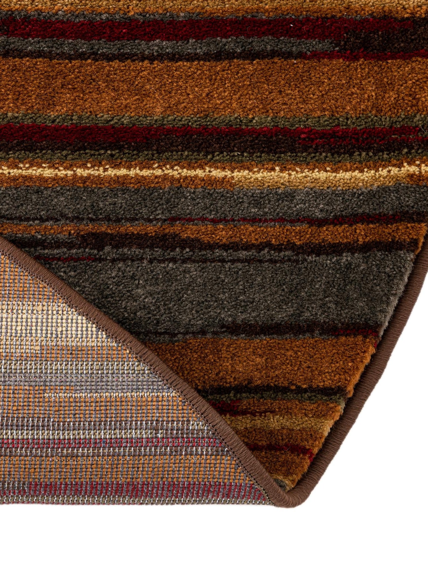 Beige 2' 7 x 4' 1 Barista Hearth Half-Round Semicircle Area Rug 100% Polypropylene Abstract Modern Geometric Carpet for Living Room Dining Office Dorm Room Decor for Sale at Rug Engine