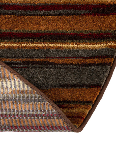 Beige 2' 7 x 4' 1 Barista Hearth Half-Round Semicircle Area Rug 100% Polypropylene Abstract Modern Geometric Carpet for Living Room Dining Office Dorm Room Decor for Sale at Rug Engine