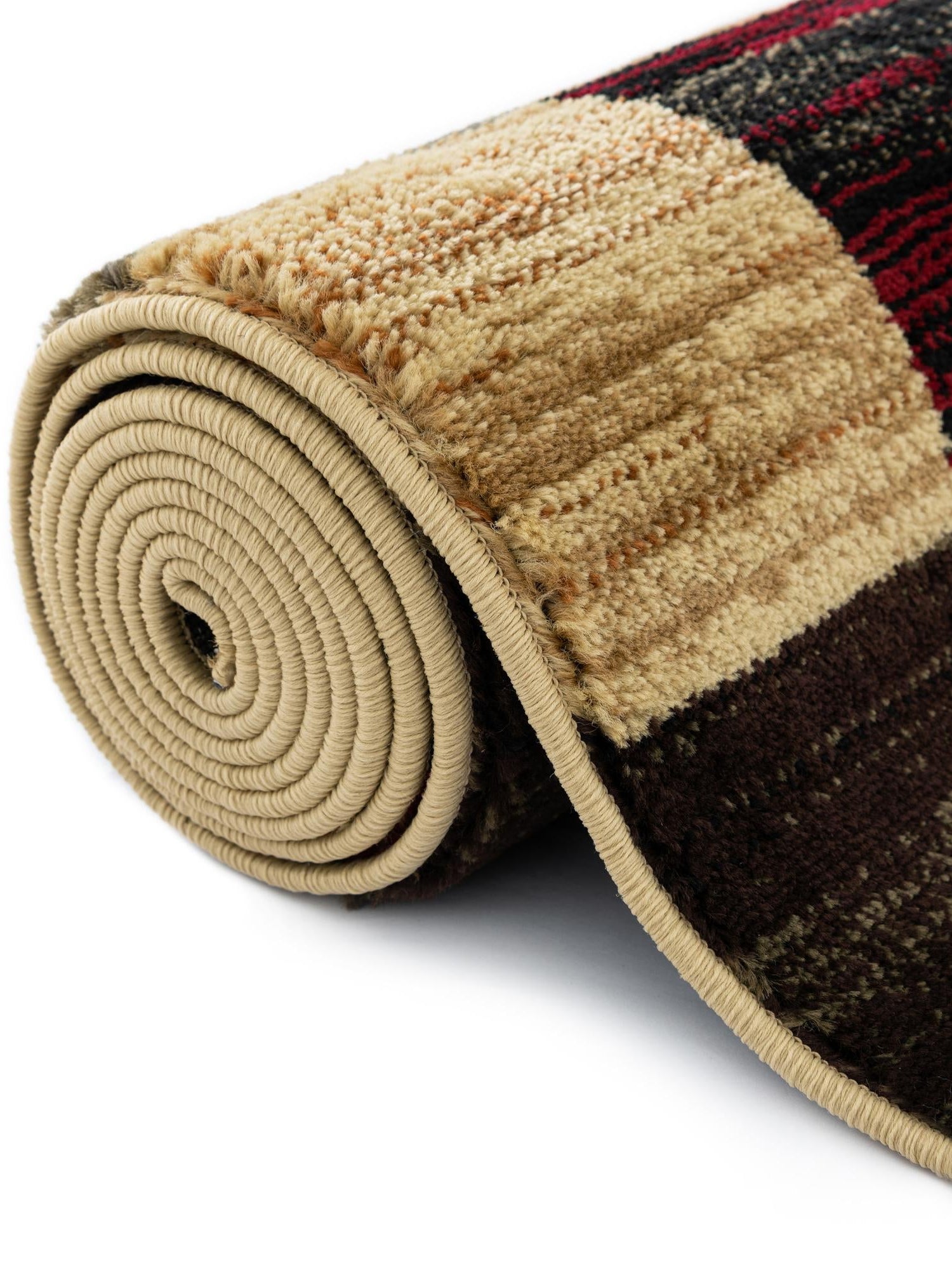 Multicolor 6' 1 x 9' Barista Oval Area Rug 100% Polypropylene Abstract Modern Geometric Carpet for Living Room Dining Office Dorm Room Decor for Sale at Rug Engine