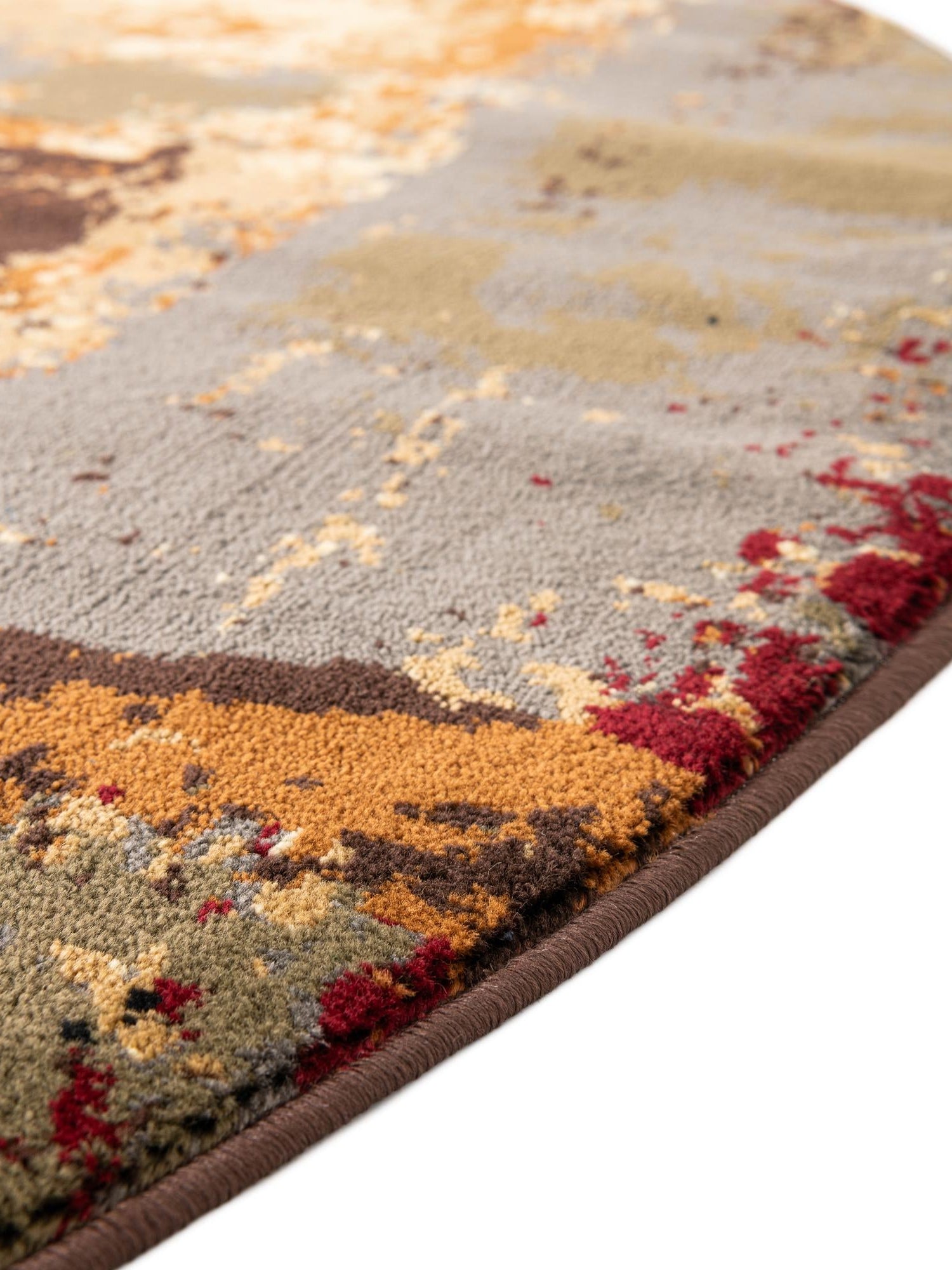Multicolor 5' 3 x 8' Barista Oval Area Rug 100% Polypropylene Abstract Modern Geometric Carpet for Living Room Dining Office Dorm Room Decor for Sale at Rug Engine