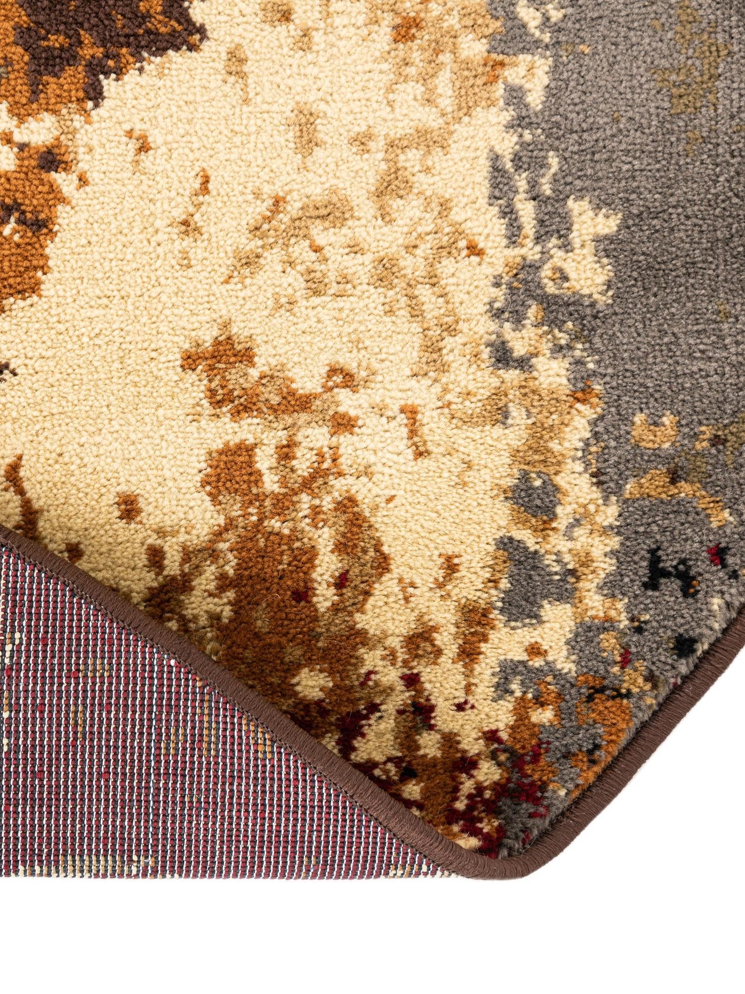 Multicolor 7' 10 x 10' Barista Oval Area Rug 100% Polypropylene Abstract Modern Geometric Carpet for Living Room Dining Office Dorm Room Decor for Sale at Rug Engine