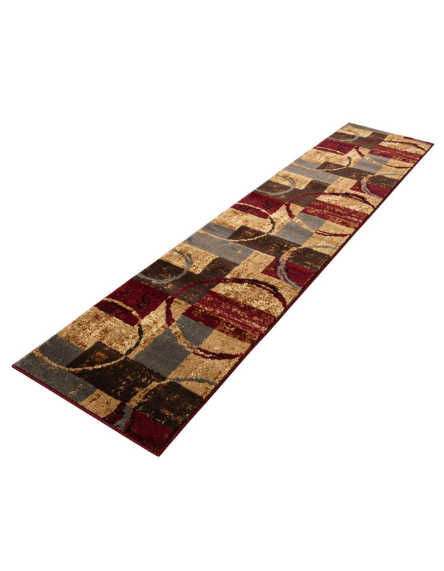 Multicolor 2' 2 x 10' Barista Runner Area Rug 100% Polypropylene Abstract Modern Geometric Carpet for Living Room Dining Office Dorm Room Decor for Sale at Rug Engine