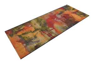 Multicolor 2' 7 x 7' Outdoor Modern Runner Area Rug Weather Resistant for Patio, Deck, Terrace, Balcony, Porch 100% Polypropylene Modern Outside Carpet for Sale at Rug Engine