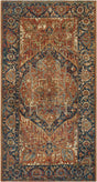 Rust Red 2' 7 x 5' 3 Outdoor Traditional Runner Area Rug Weather Resistant for Patio, Deck, Terrace, Balcony, Porch Classical Design Outside Carpet for Sale at Rug Engine