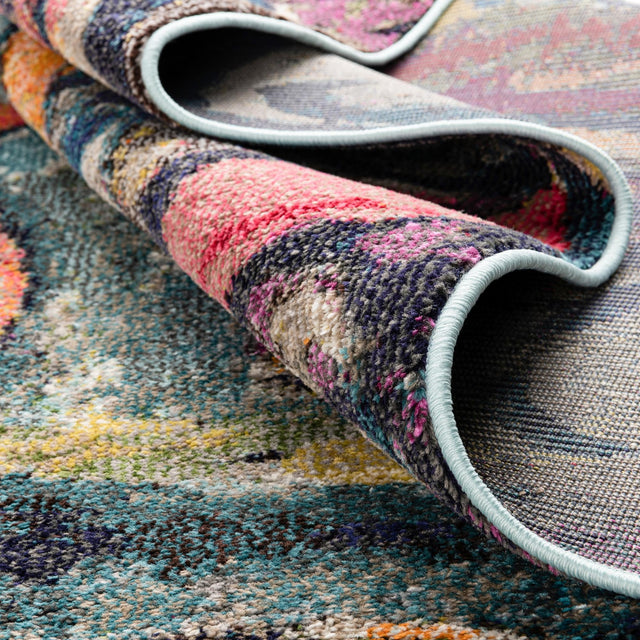 Multicolor 5' 3 x 8' Haerfest Rectangle Area Rug Abstract Super Colorful Modern Vivid Carpet for Unique Interior Design Room Decorating for Sale at Rug Engine