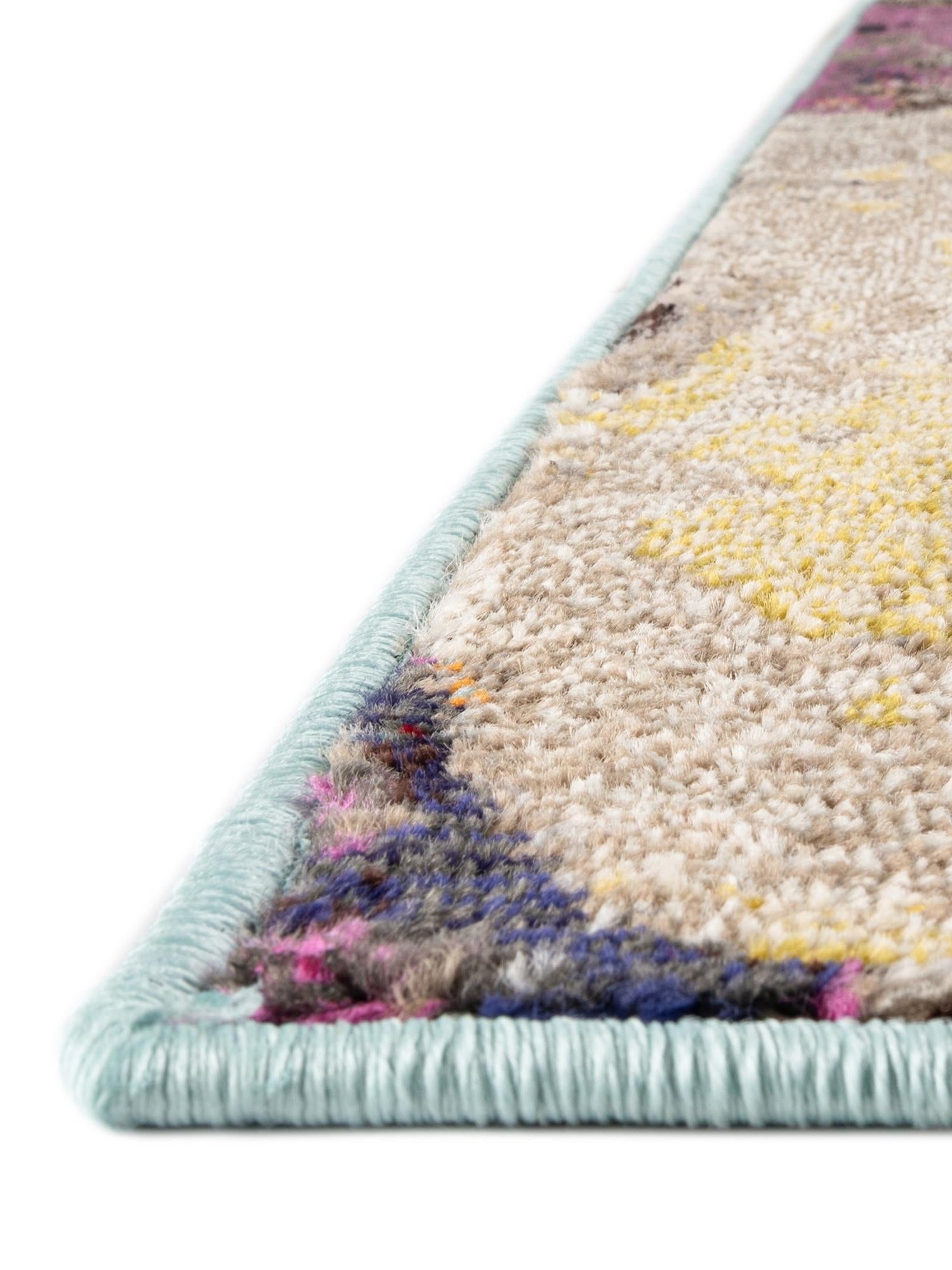 Multicolor 2' x 4' Haerfest Runner Area Rug Abstract Super Colorful Modern Vivid Carpet for Unique Interior Design Room Decorating for Sale at Rug Engine