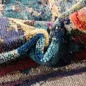 Multicolor 2' 7 x 12' Haerfest Runner Area Rug Abstract Super Colorful Modern Vivid Carpet for Unique Interior Design Room Decorating for Sale at Rug Engine
