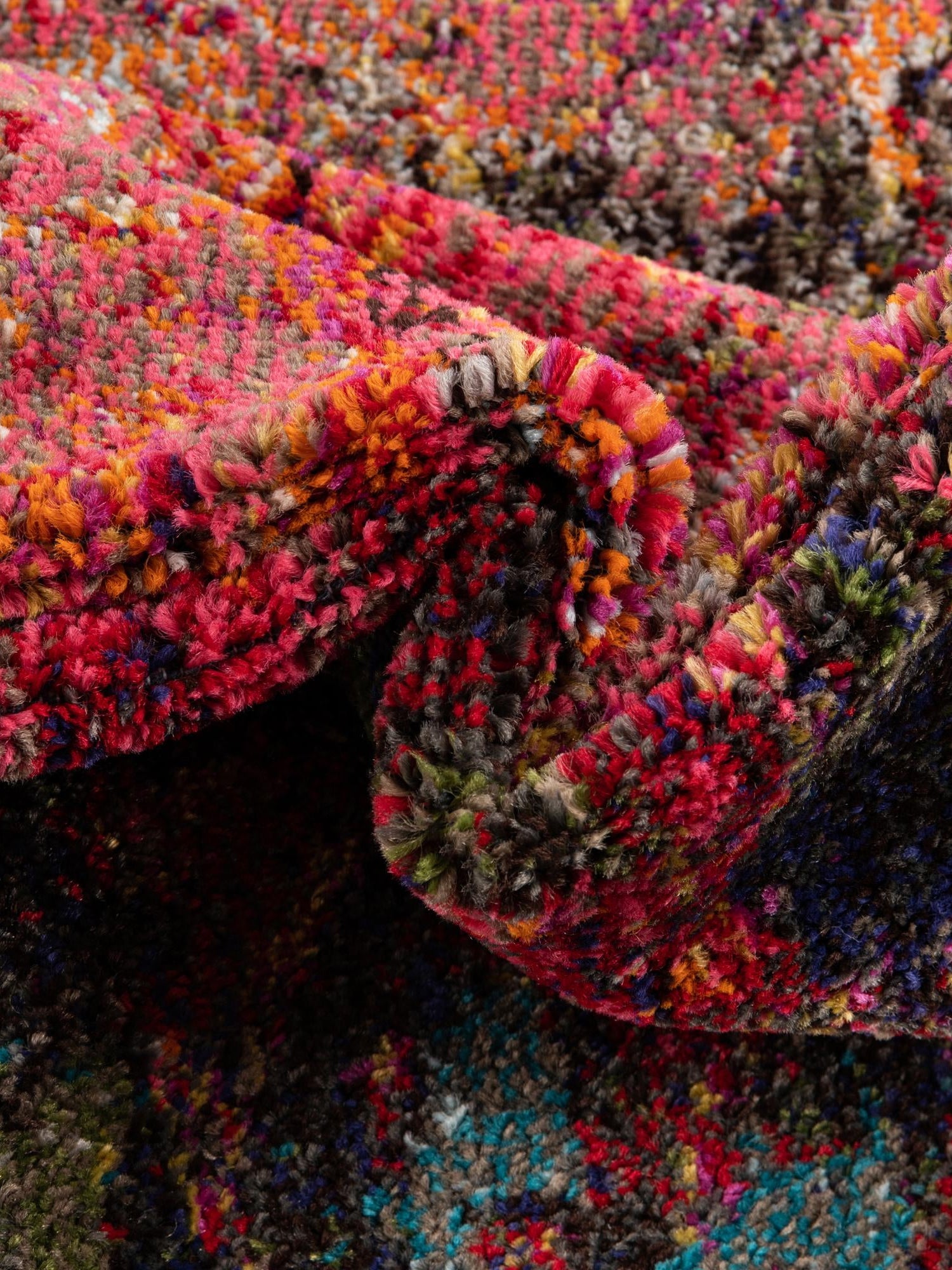 Multicolor 4' x 6' Haerfest Rectangle Area Rug Abstract Super Colorful Modern Vivid Carpet for Unique Interior Design Room Decorating for Sale at Rug Engine