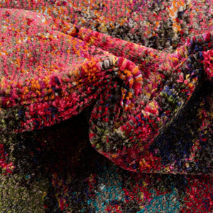 Multicolor 5' 3 x 8' Haerfest Rectangle Area Rug Abstract Super Colorful Modern Vivid Carpet for Unique Interior Design Room Decorating for Sale at Rug Engine