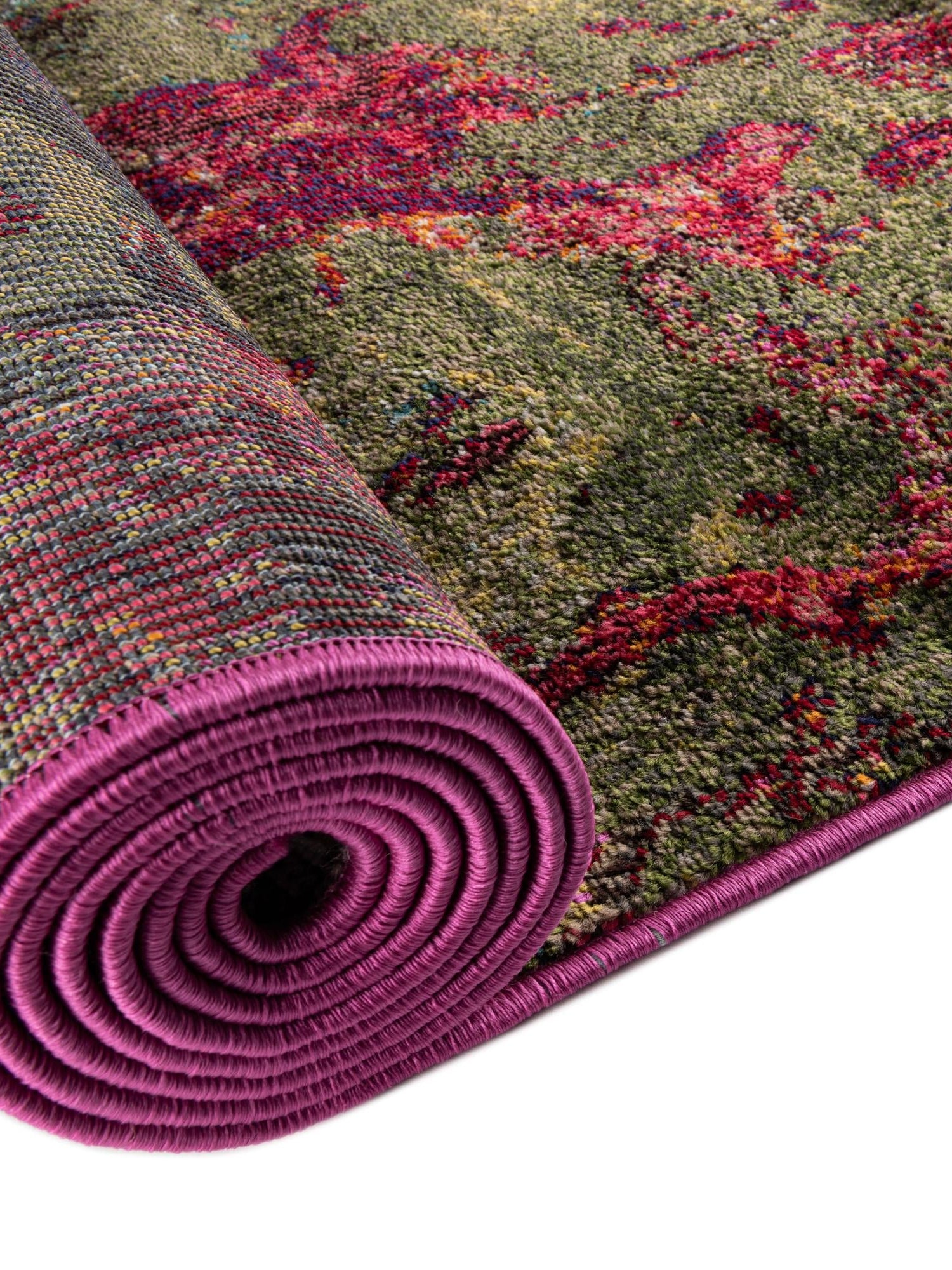 Multicolor 7' 10 x 10' Haerfest Rectangle Area Rug Abstract Super Colorful Modern Vivid Carpet for Unique Interior Design Room Decorating for Sale at Rug Engine