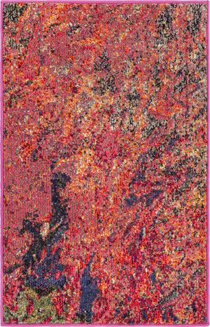 Multicolor 2' x 3' Haerfest Rectangle Area Rug Abstract Super Colorful Modern Vivid Carpet for Unique Interior Design Room Decorating for Sale at Rug Engine