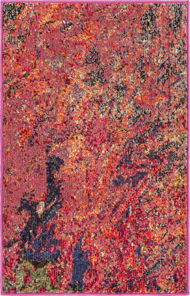 Multicolor 2' x 3' Haerfest Rectangle Area Rug Abstract Super Colorful Modern Vivid Carpet for Unique Interior Design Room Decorating for Sale at Rug Engine