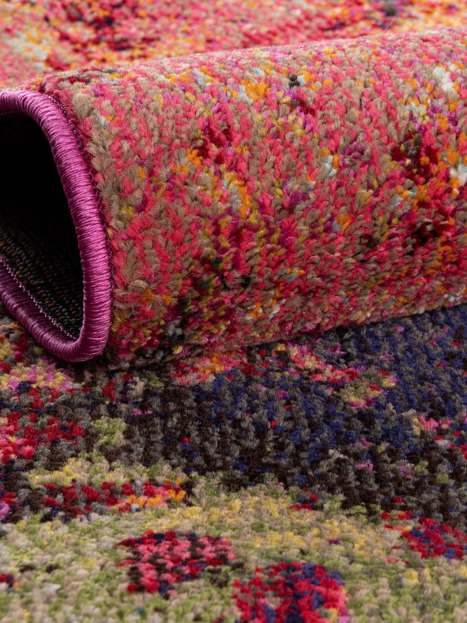 Multicolor 2' x 6' Haerfest Runner Area Rug Abstract Super Colorful Modern Vivid Carpet for Unique Interior Design Room Decorating for Sale at Rug Engine