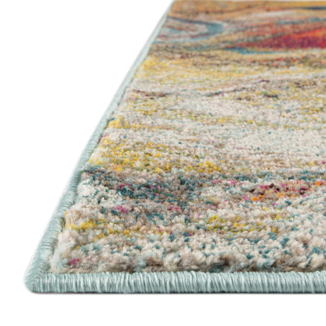 Multicolor 9' x 12' Haerfest Rectangle Area Rug Abstract Super Colorful Modern Vivid Carpet for Unique Interior Design Room Decorating for Sale at Rug Engine