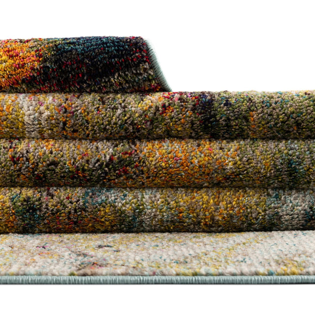 Multicolor 2' x 3' Haerfest Rectangle Area Rug Abstract Super Colorful Modern Vivid Carpet for Unique Interior Design Room Decorating for Sale at Rug Engine