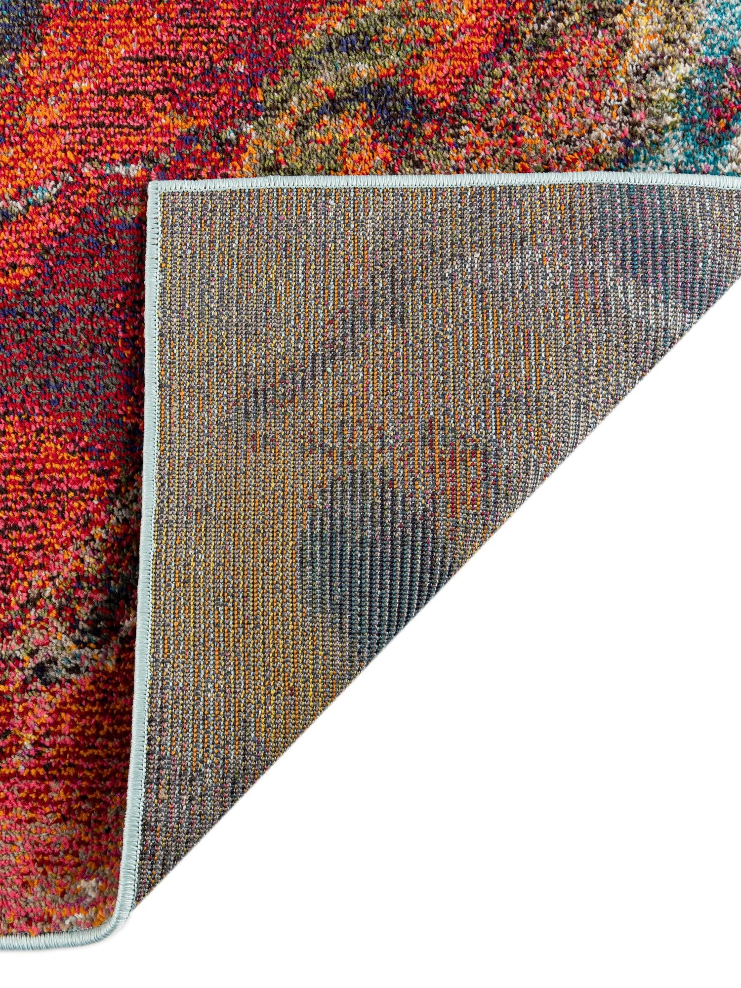 Multicolor 2' x 4' Haerfest Runner Area Rug Abstract Super Colorful Modern Vivid Carpet for Unique Interior Design Room Decorating for Sale at Rug Engine
