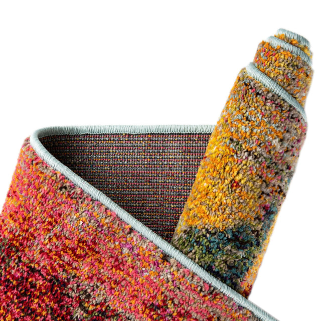 Multicolor 2' x 6' Haerfest Runner Area Rug Abstract Super Colorful Modern Vivid Carpet for Unique Interior Design Room Decorating for Sale at Rug Engine