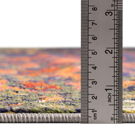 Brown 2' x 3' Haerfest Rectangle Area Rug Abstract Super Colorful Modern Vivid Carpet for Unique Interior Design Room Decorating for Sale at Rug Engine