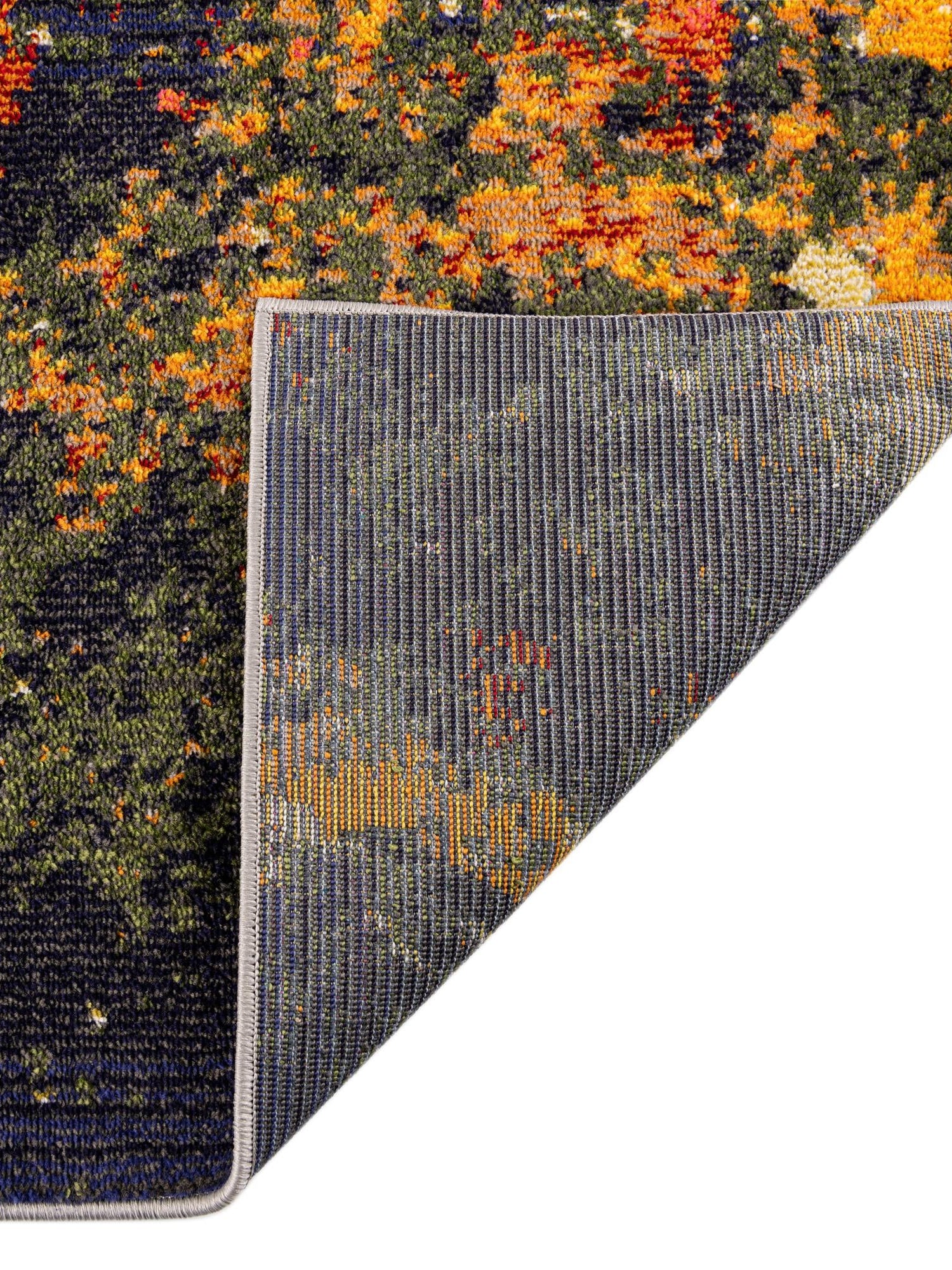 Brown 5' 3 x 8' Haerfest Rectangle Area Rug Abstract Super Colorful Modern Vivid Carpet for Unique Interior Design Room Decorating for Sale at Rug Engine