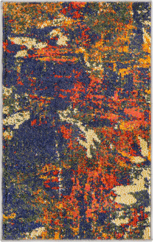 Brown 2' x 3' Haerfest Rectangle Area Rug Abstract Super Colorful Modern Vivid Carpet for Unique Interior Design Room Decorating for Sale at Rug Engine