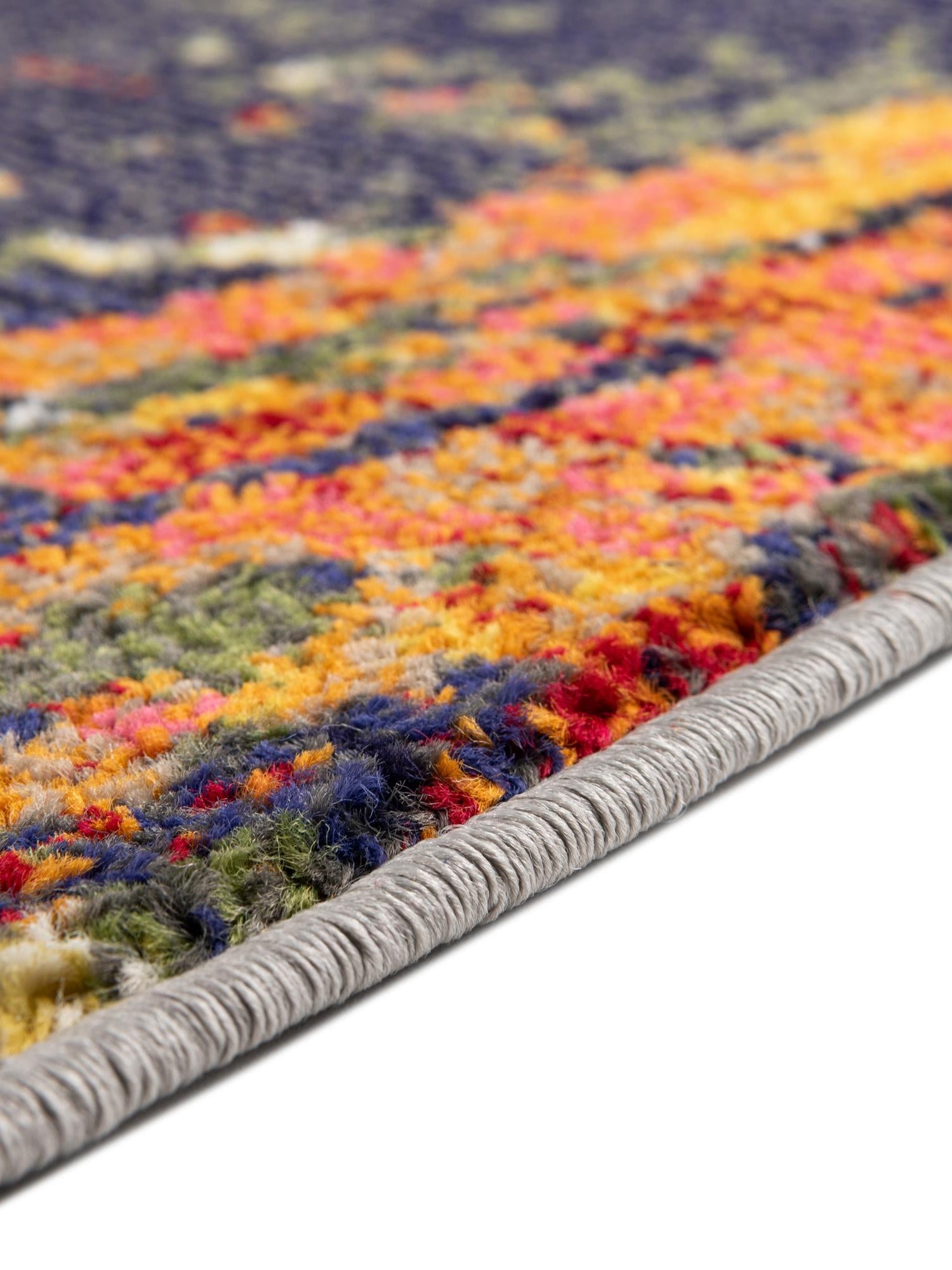 Brown 5' 3 x 5' 3 Haerfest Round Area Rug Abstract Super Colorful Modern Vivid Carpet for Unique Interior Design Room Decorating for Sale at Rug Engine