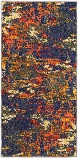 Brown 2' x 4' Haerfest Runner Area Rug Abstract Super Colorful Modern Vivid Carpet for Unique Interior Design Room Decorating for Sale at Rug Engine
