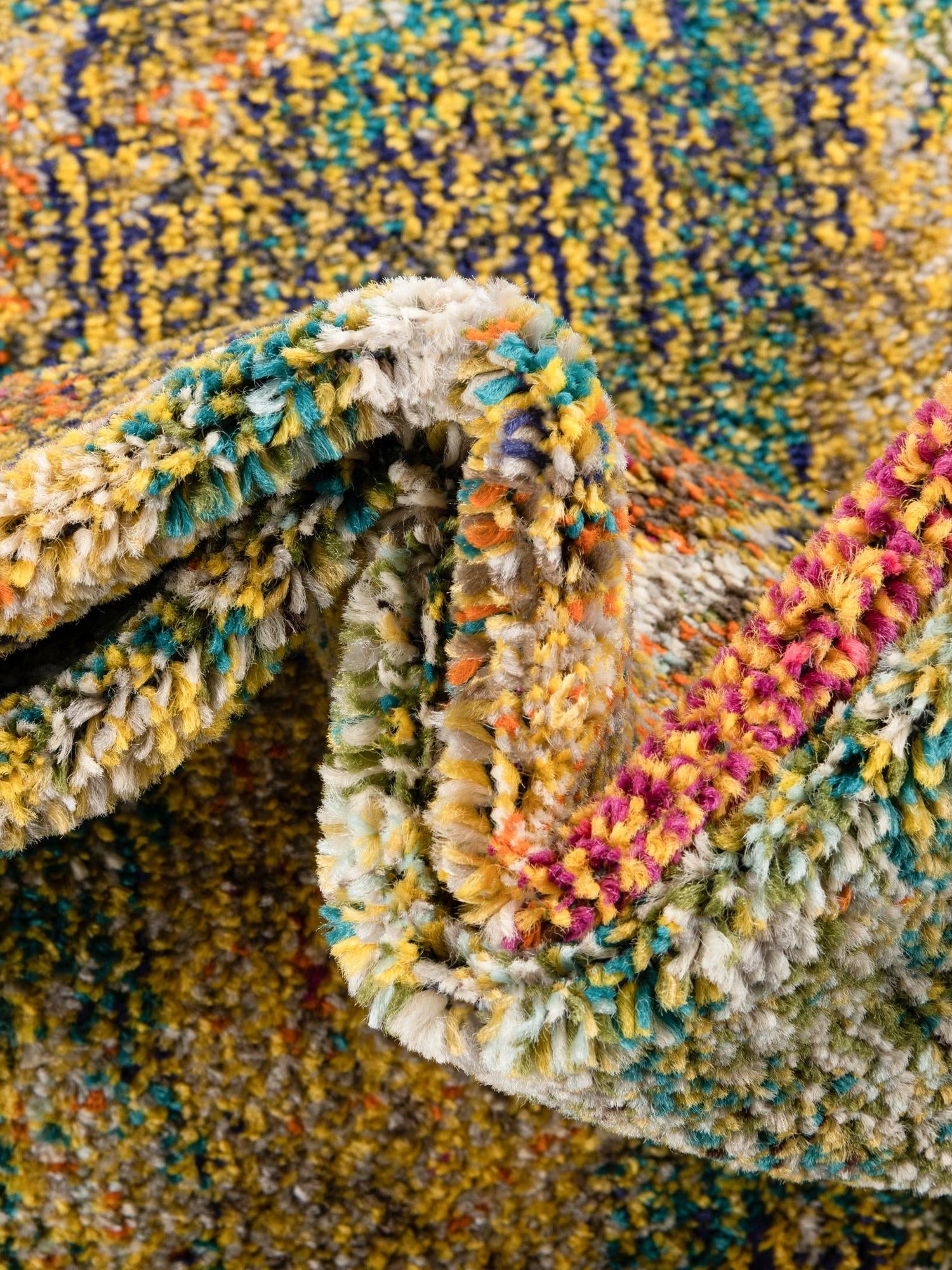 Green 2' x 3' Haerfest Rectangle Area Rug Abstract Super Colorful Modern Vivid Carpet for Unique Interior Design Room Decorating for Sale at Rug Engine