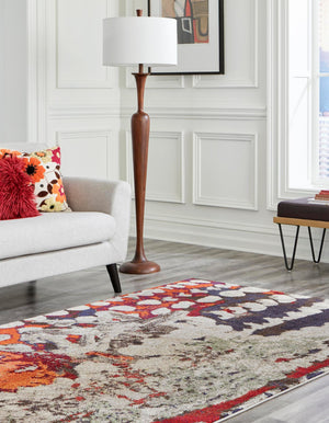 Multicolor 5' 3 x 8' Haerfest Rectangle Area Rug Abstract Super Colorful Modern Vivid Carpet for Unique Interior Design Room Decorating for Sale at Rug Engine