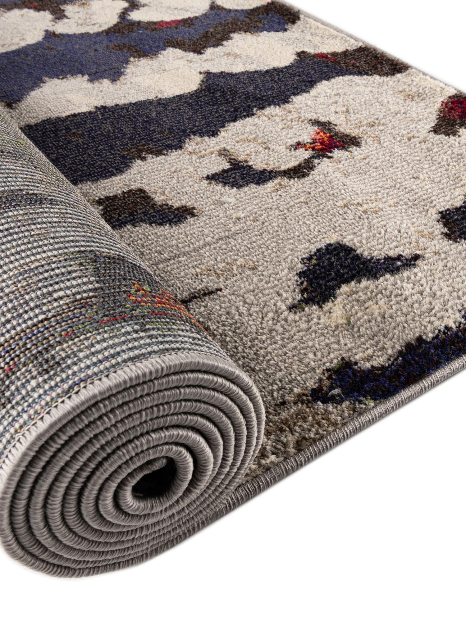 Multicolor 7' 10 x 11' Haerfest Rectangle Area Rug Abstract Super Colorful Modern Vivid Carpet for Unique Interior Design Room Decorating for Sale at Rug Engine