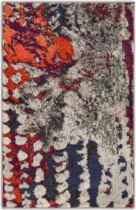 Multicolor 2' x 3' Haerfest Rectangle Area Rug Abstract Super Colorful Modern Vivid Carpet for Unique Interior Design Room Decorating for Sale at Rug Engine