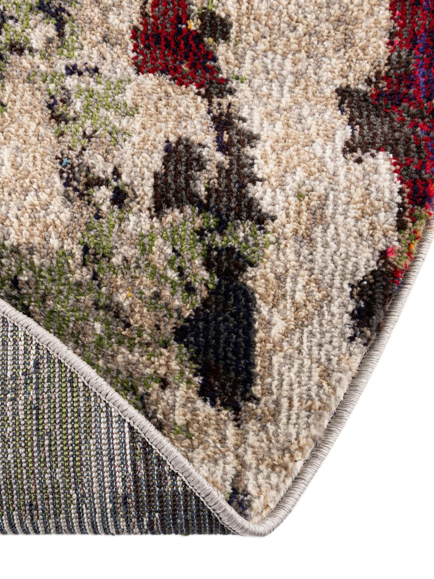 Multicolor 3' 3 x 3' 3 Haerfest Round Area Rug Abstract Super Colorful Modern Vivid Carpet for Unique Interior Design Room Decorating for Sale at Rug Engine
