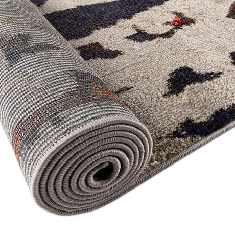 Multicolor 3' 3 x 3' 3 Haerfest Round Area Rug Abstract Super Colorful Modern Vivid Carpet for Unique Interior Design Room Decorating for Sale at Rug Engine
