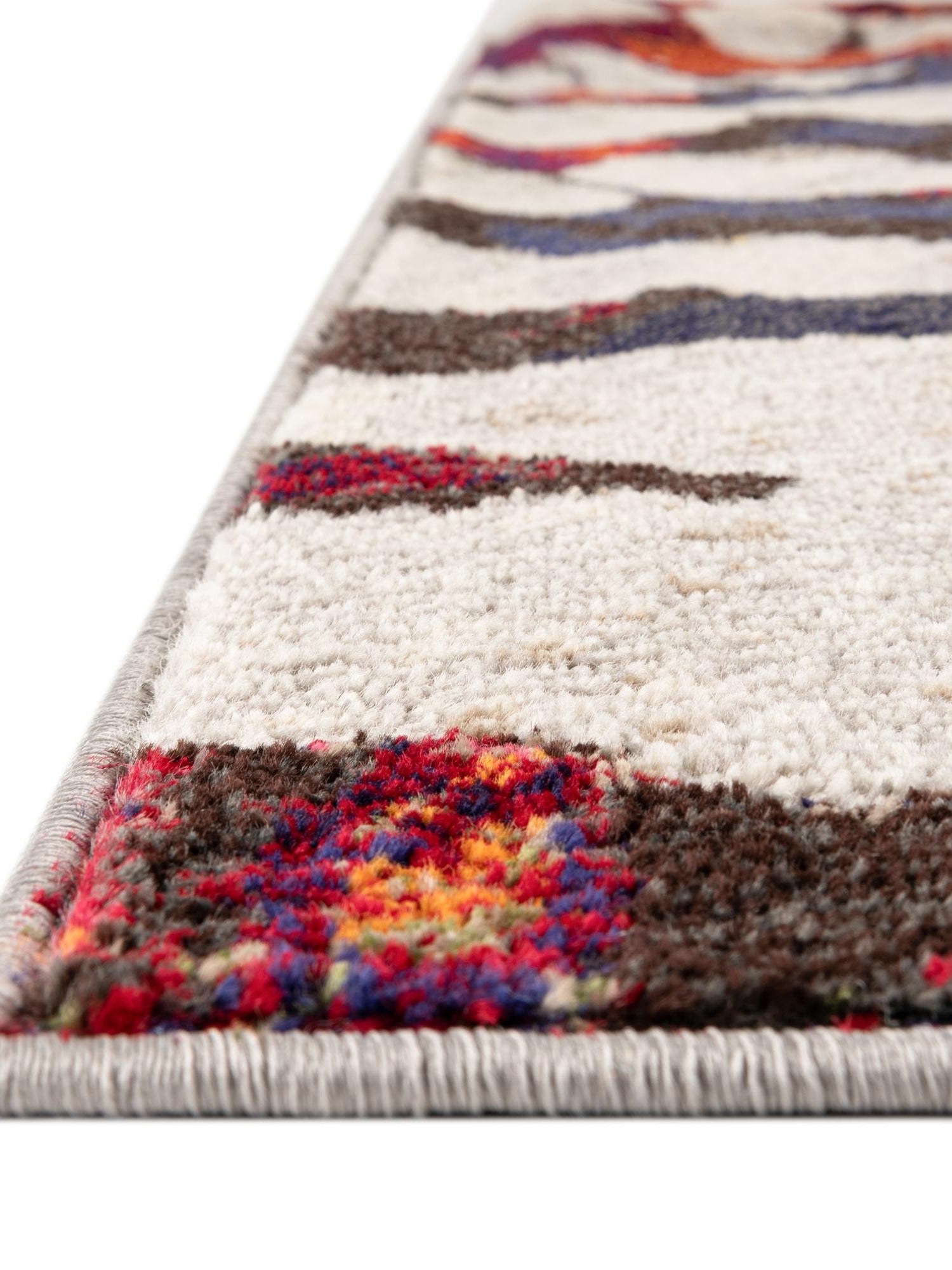 Multicolor 2' x 6' Haerfest Runner Area Rug Abstract Super Colorful Modern Vivid Carpet for Unique Interior Design Room Decorating for Sale at Rug Engine