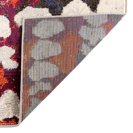 Multicolor 2' x 6' Haerfest Runner Area Rug Abstract Super Colorful Modern Vivid Carpet for Unique Interior Design Room Decorating for Sale at Rug Engine