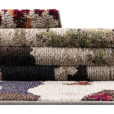 Multicolor 2' x 8' Haerfest Runner Area Rug Abstract Super Colorful Modern Vivid Carpet for Unique Interior Design Room Decorating for Sale at Rug Engine