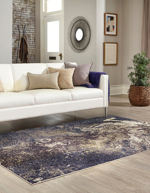 Gray 7' 10 x 10' Haerfest Rectangle Area Rug Abstract Super Colorful Modern Vivid Carpet for Unique Interior Design Room Decorating for Sale at Rug Engine