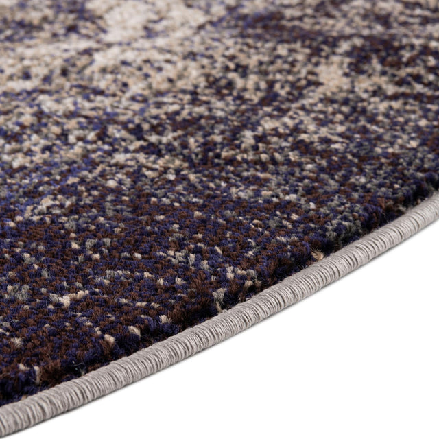 Gray 7' 10 x 7' 10 Haerfest Round Area Rug Abstract Super Colorful Modern Vivid Carpet for Unique Interior Design Room Decorating for Sale at Rug Engine