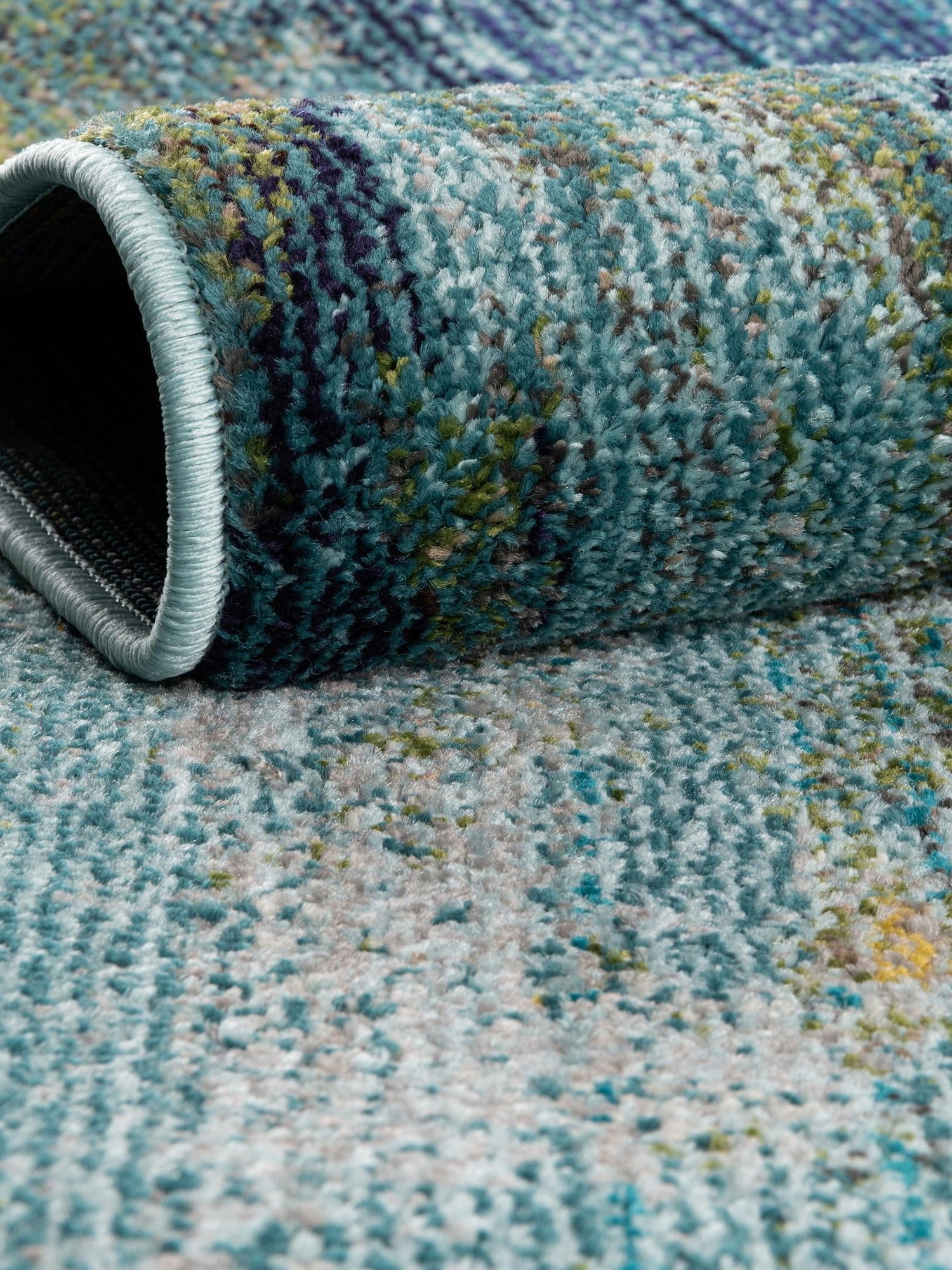 Blue 2' x 3' Haerfest Rectangle Area Rug Abstract Super Colorful Modern Vivid Carpet for Unique Interior Design Room Decorating for Sale at Rug Engine