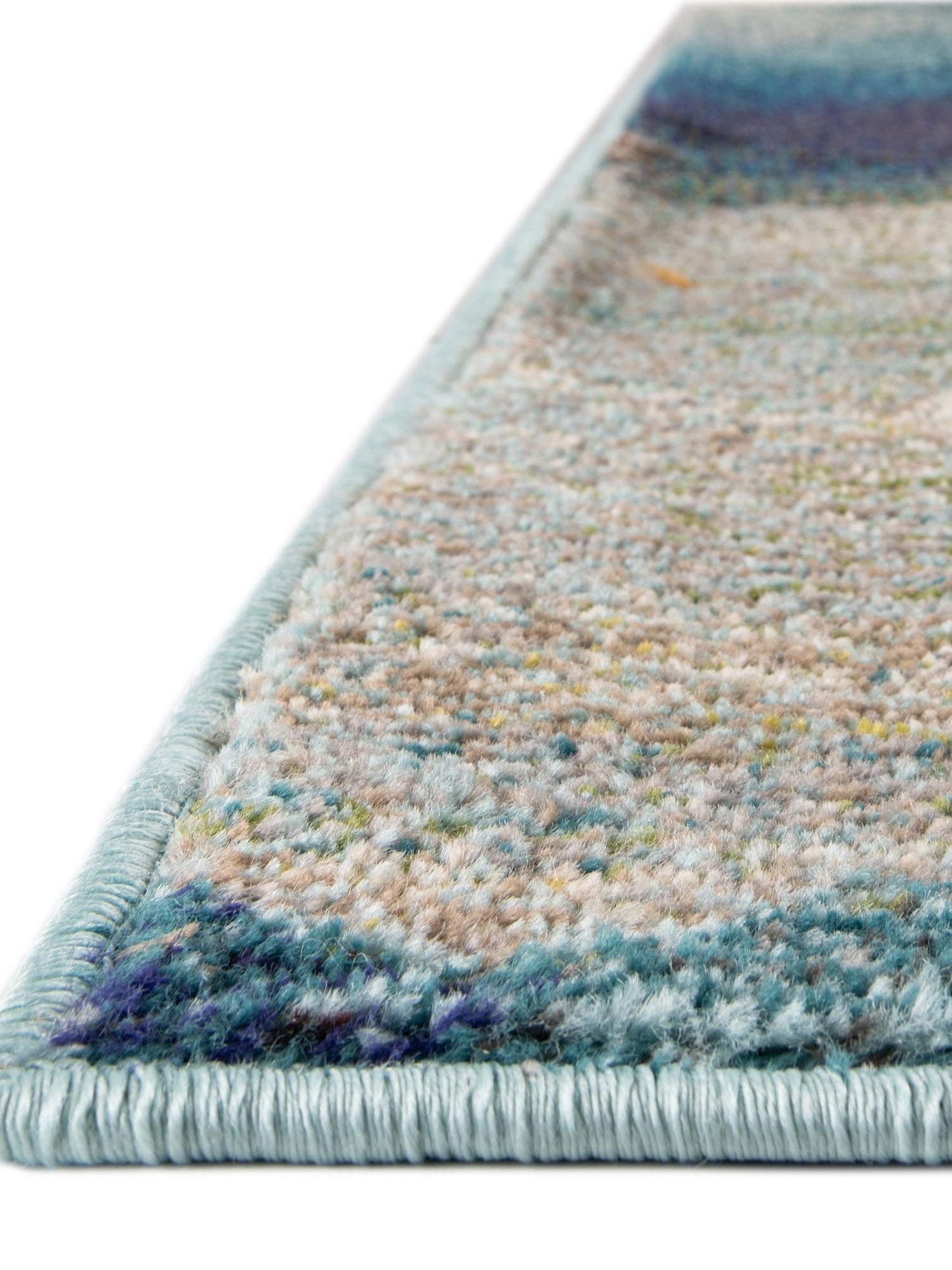Blue 4' x 6' Haerfest Rectangle Area Rug Abstract Super Colorful Modern Vivid Carpet for Unique Interior Design Room Decorating for Sale at Rug Engine