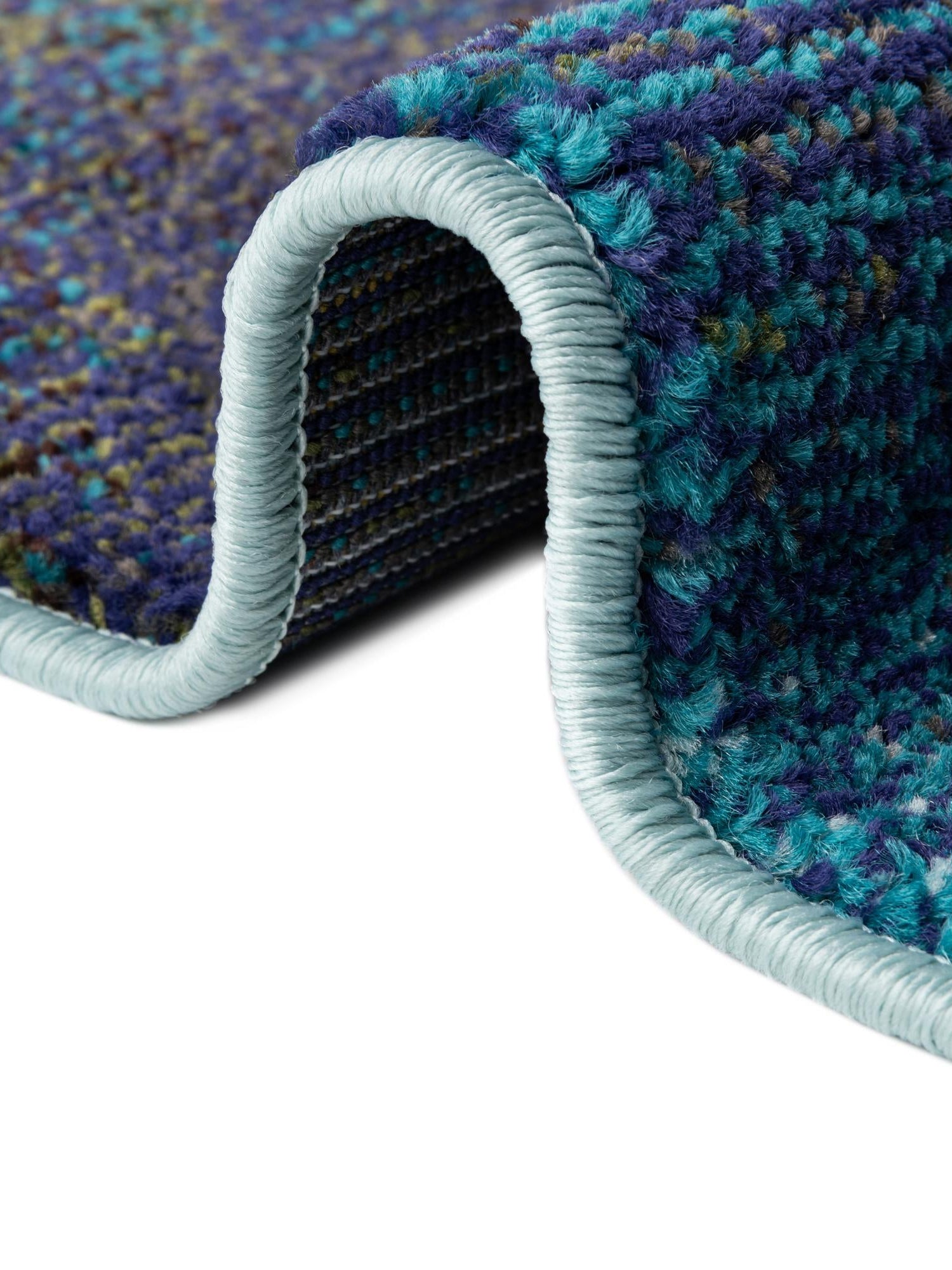 Blue 2' x 3' Haerfest Rectangle Area Rug Abstract Super Colorful Modern Vivid Carpet for Unique Interior Design Room Decorating for Sale at Rug Engine