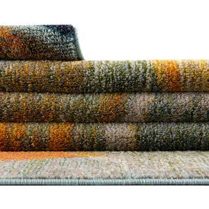 Blue 5' 3 x 8' Haerfest Rectangle Area Rug Abstract Super Colorful Modern Vivid Carpet for Unique Interior Design Room Decorating for Sale at Rug Engine