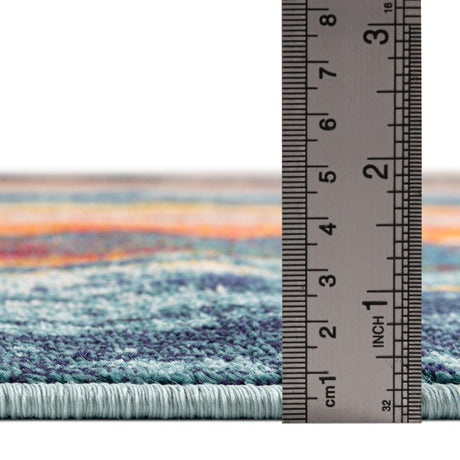 Multicolor 4' x 6' Haerfest Rectangle Area Rug Abstract Super Colorful Modern Vivid Carpet for Unique Interior Design Room Decorating for Sale at Rug Engine