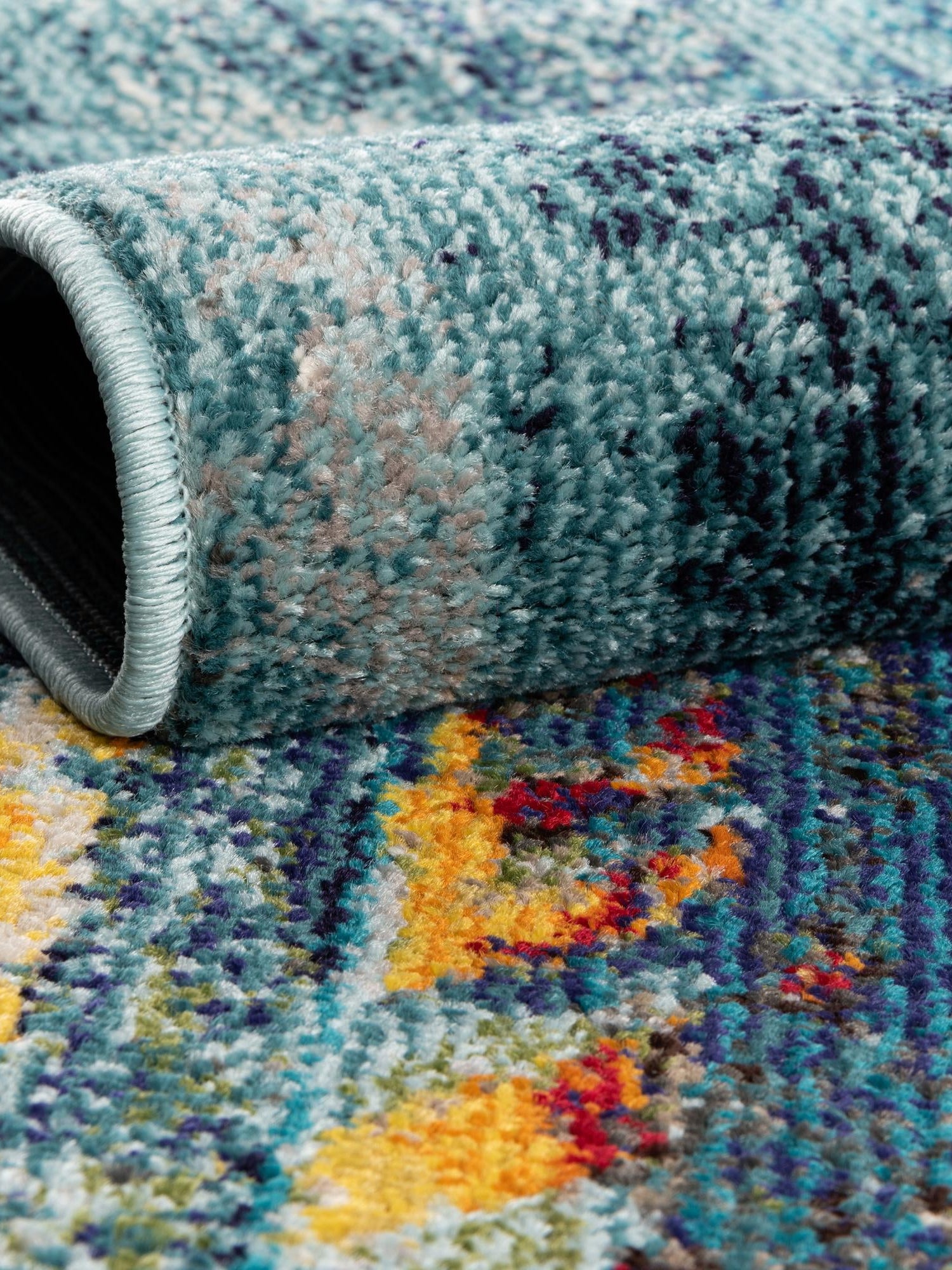 Multicolor 4' x 6' Haerfest Rectangle Area Rug Abstract Super Colorful Modern Vivid Carpet for Unique Interior Design Room Decorating for Sale at Rug Engine