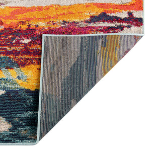 Multicolor 5' 3 x 8' Haerfest Rectangle Area Rug Abstract Super Colorful Modern Vivid Carpet for Unique Interior Design Room Decorating for Sale at Rug Engine