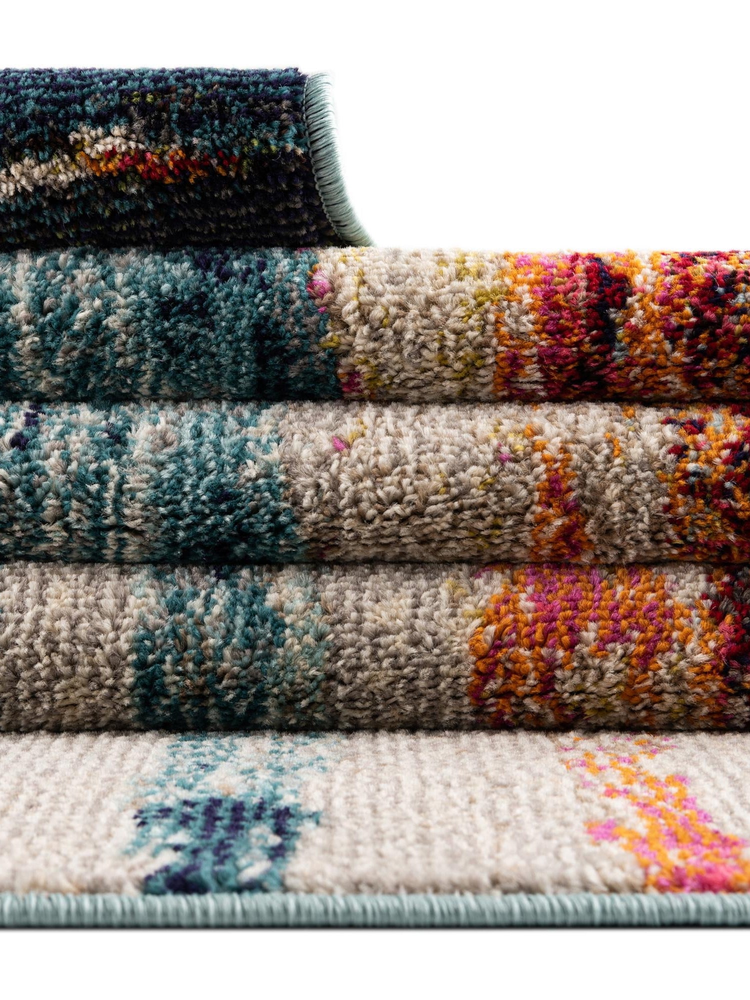 Multicolor 5' 3 x 8' Haerfest Rectangle Area Rug Abstract Super Colorful Modern Vivid Carpet for Unique Interior Design Room Decorating for Sale at Rug Engine