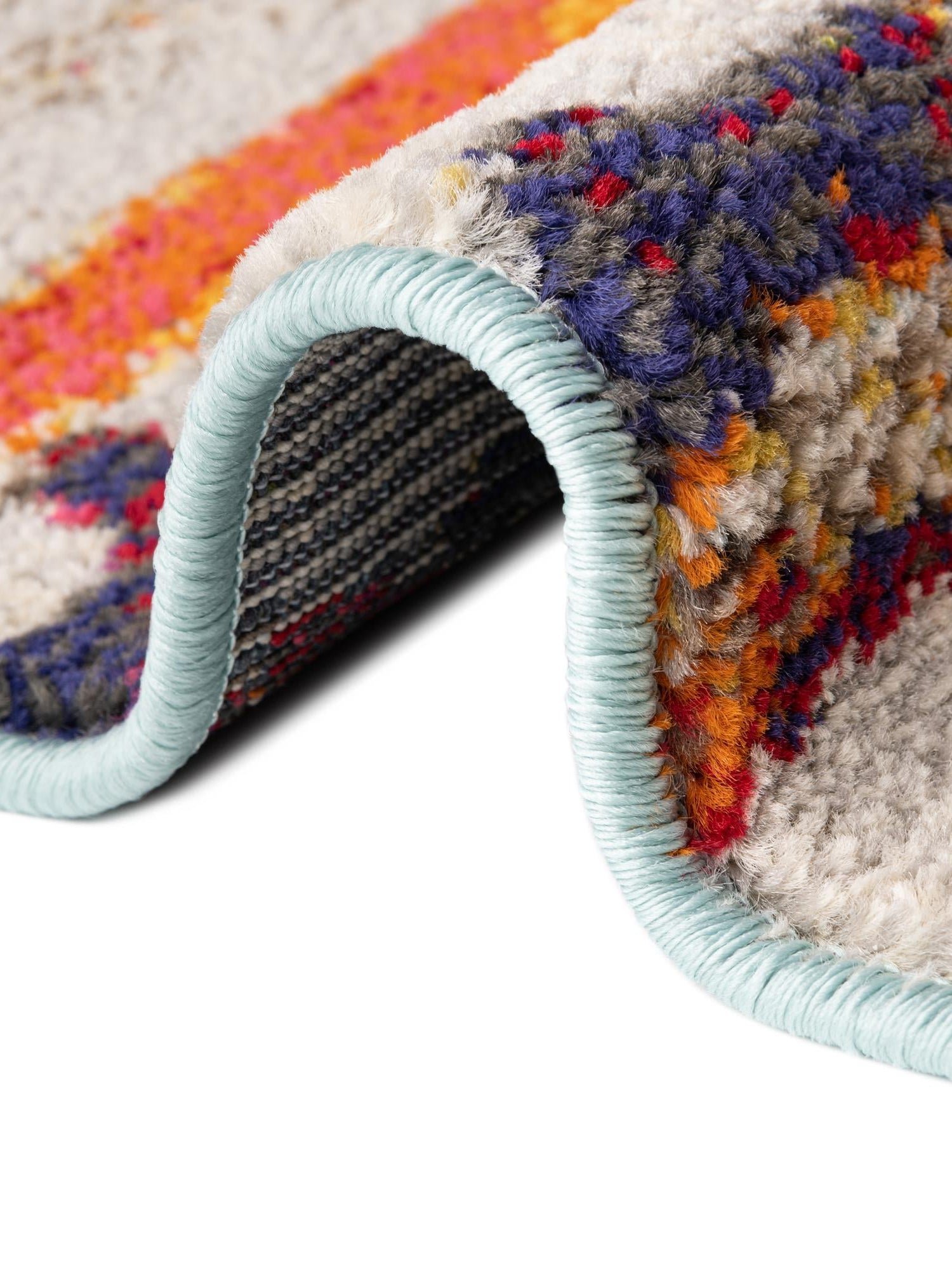 Multicolor 2' x 8' Haerfest Runner Area Rug Abstract Super Colorful Modern Vivid Carpet for Unique Interior Design Room Decorating for Sale at Rug Engine