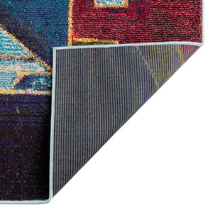 Multicolor 7' 10 x 10' Haerfest Rectangle Area Rug Abstract Super Colorful Modern Vivid Carpet for Unique Interior Design Room Decorating for Sale at Rug Engine