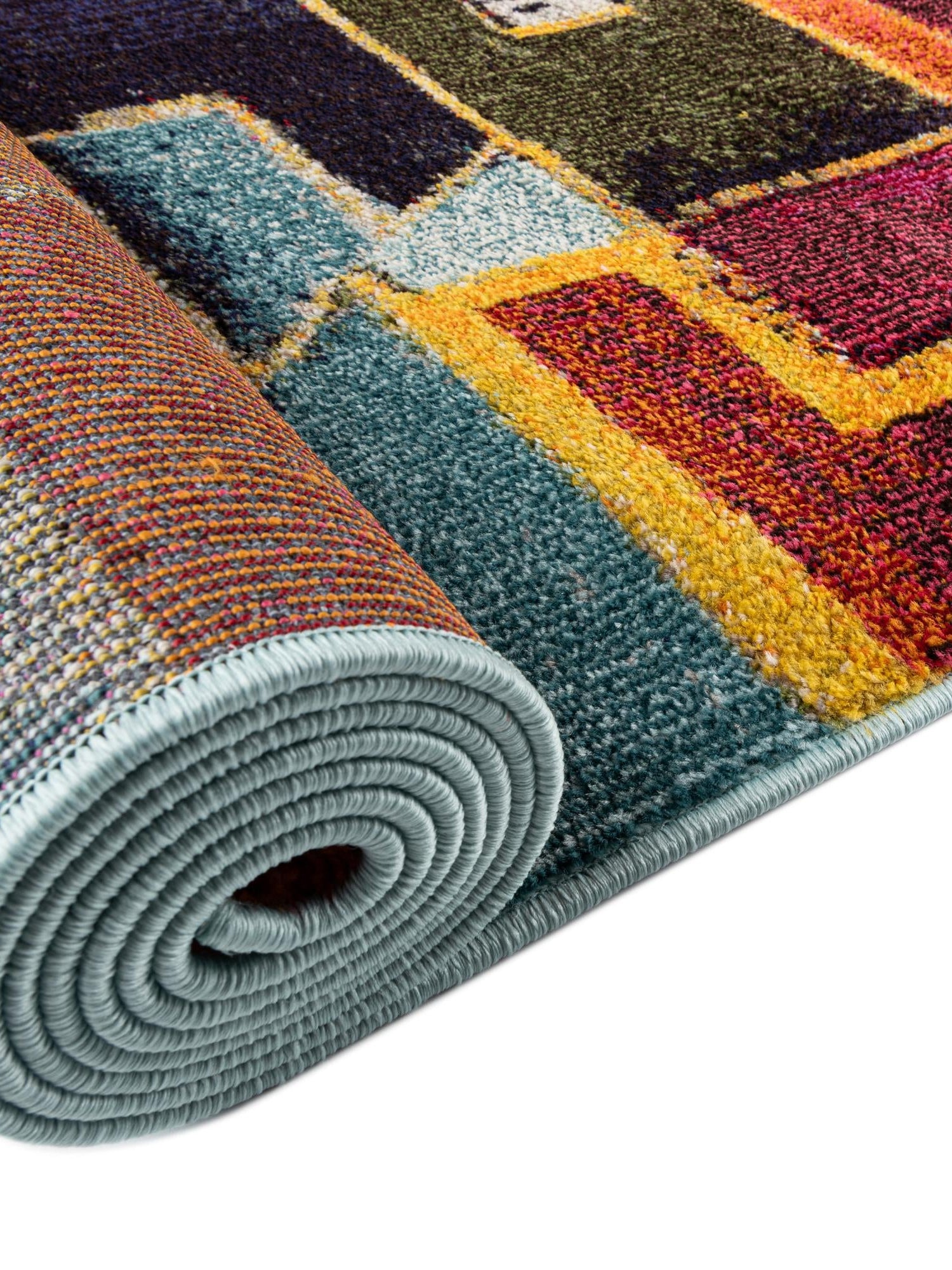 Multicolor 5' 3 x 8' Haerfest Rectangle Area Rug Abstract Super Colorful Modern Vivid Carpet for Unique Interior Design Room Decorating for Sale at Rug Engine