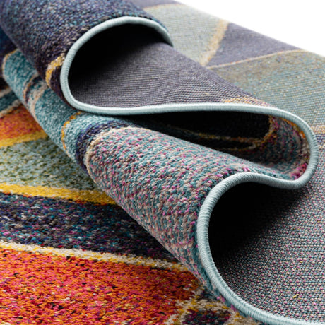 Multicolor 5' 3 x 8' Haerfest Rectangle Area Rug Abstract Super Colorful Modern Vivid Carpet for Unique Interior Design Room Decorating for Sale at Rug Engine