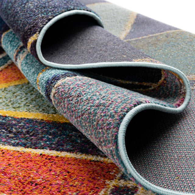 Multicolor 4' x 6' Haerfest Rectangle Area Rug Abstract Super Colorful Modern Vivid Carpet for Unique Interior Design Room Decorating for Sale at Rug Engine